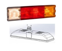 1350D - FARO TRAS.M.BENZ 1215 CV